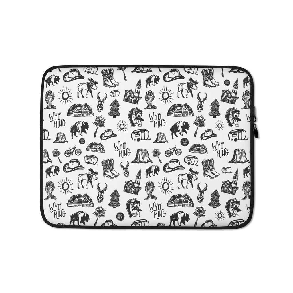 WyoLife Show Blind Patterned Laptop Sleeve