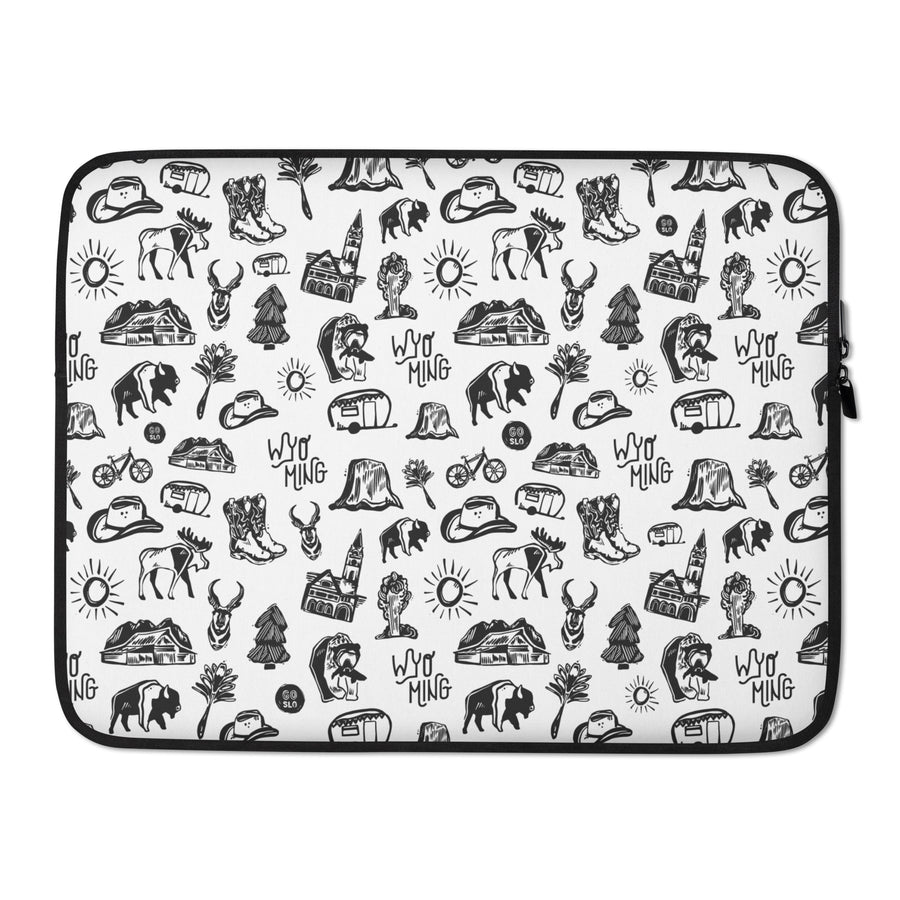 WyoLife Show Blind Patterned Laptop Sleeve