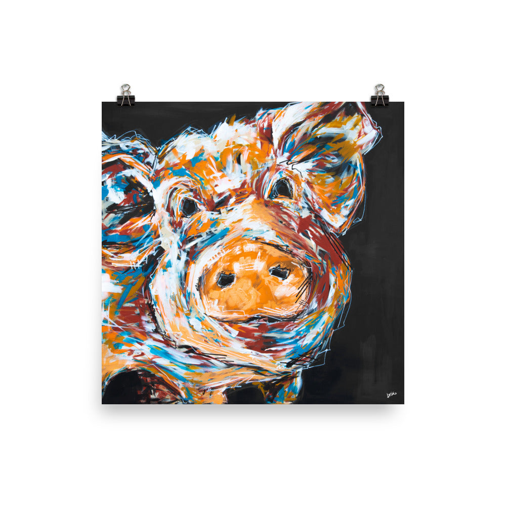 Mabel the Pig Print