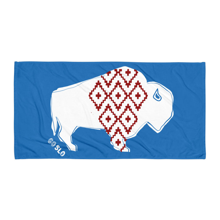 Independence Bison Oversized Beach Towel