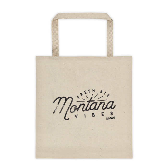 Montana Vibes Canvas Tote