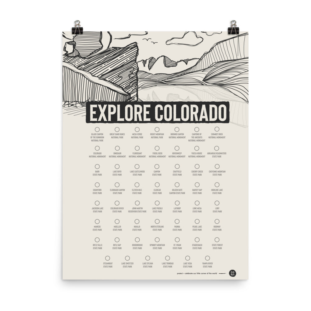 Explore Colorado Poster Print