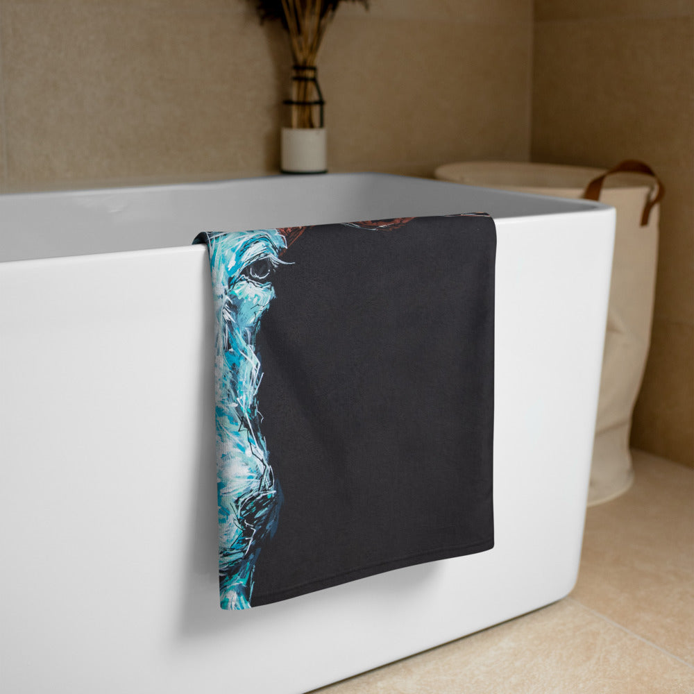 Charlotte the Moose Oversized Beach Towel
