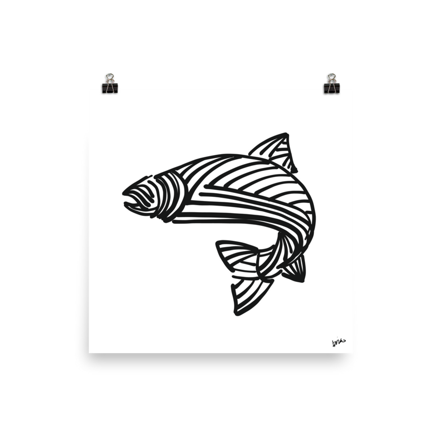 Fish Sketch Print