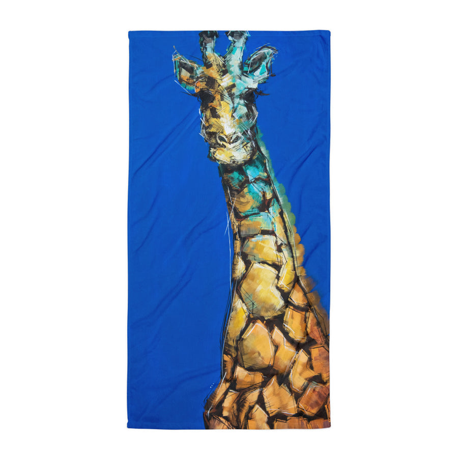 Phil the Giraffe Oversized Beach Towel