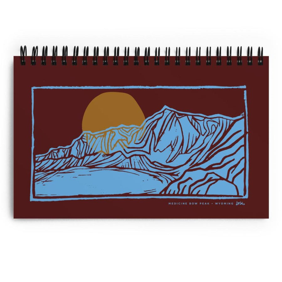 Carved Collection Notebook // Medicine Bow Peak, Wyoming