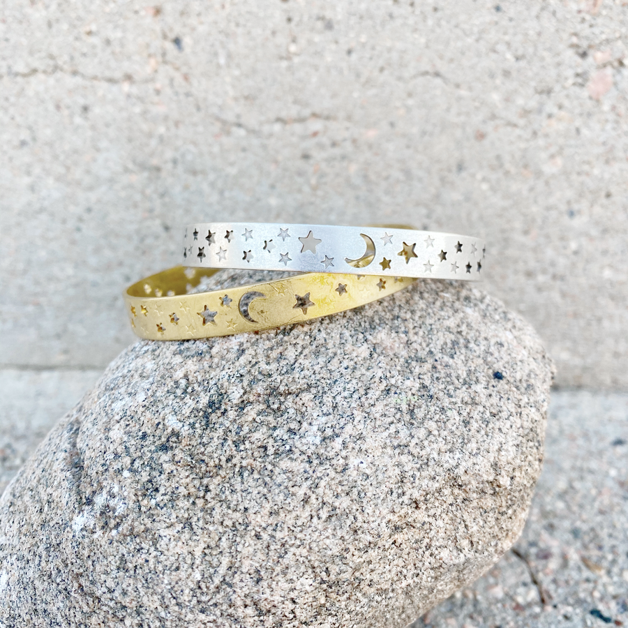 Starry Western Night Cuff Bracelet