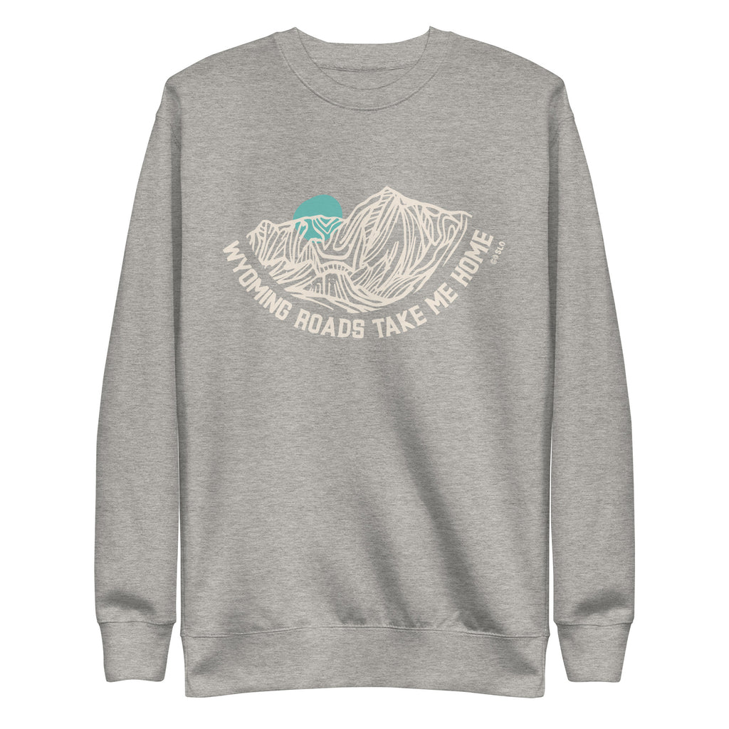 Gals Wyo Roads Relaxed Crew Sweatshirt // Med Bow