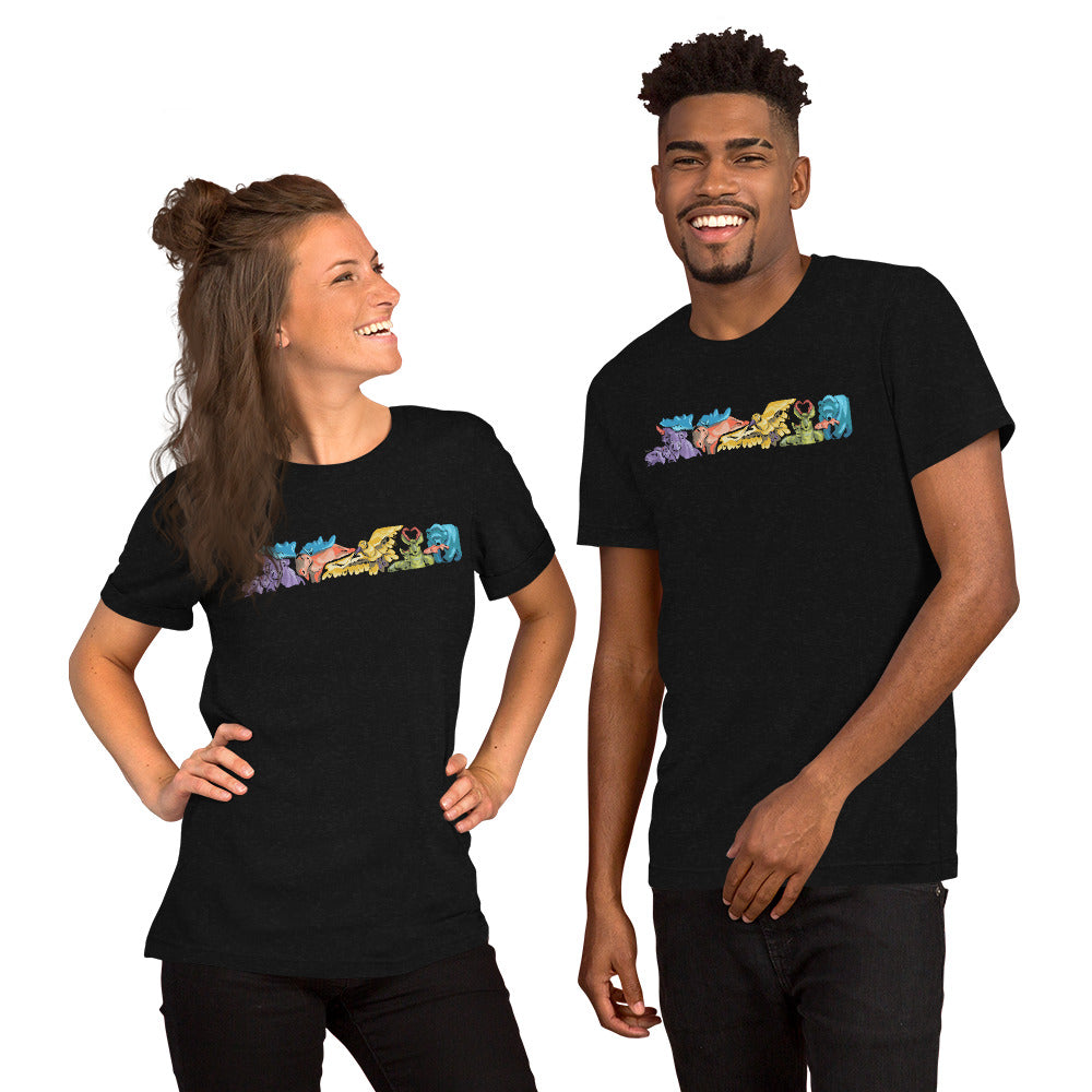 Fur + Feather Mural Unisex Tee