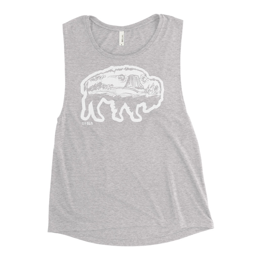GALS DEVILS TOWER BISON LINED Muscle Tank