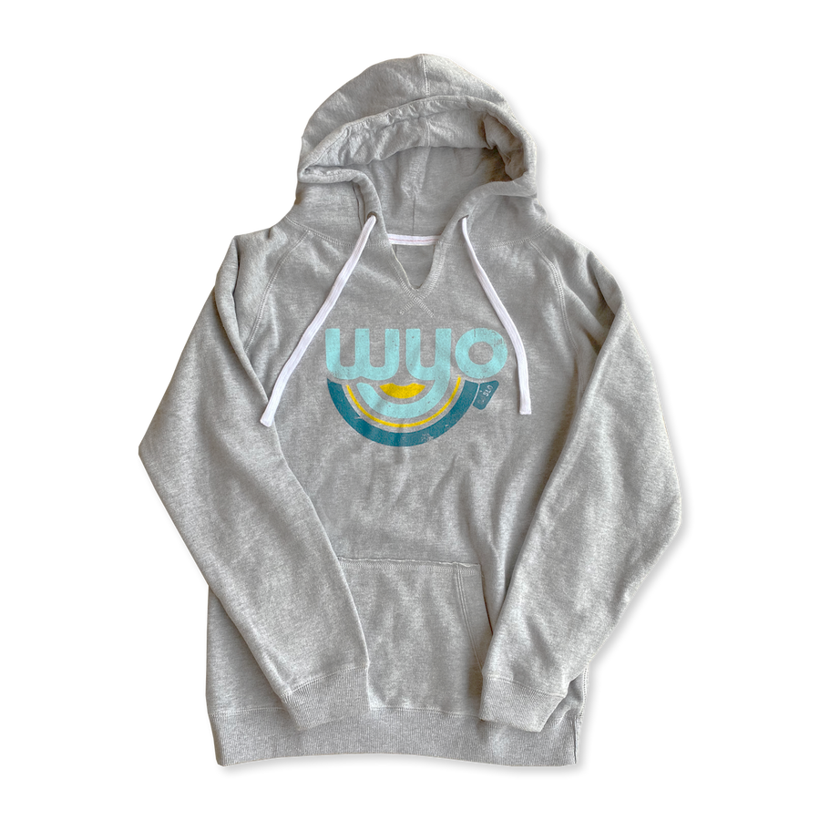 Gals Relaxed Vintage Wyo Bow Hoodie